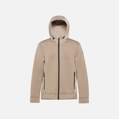 Sweatshirt mit Kapuze SWEATER HERR Hellgrau/Hellgrau - image number 4 | GEOX