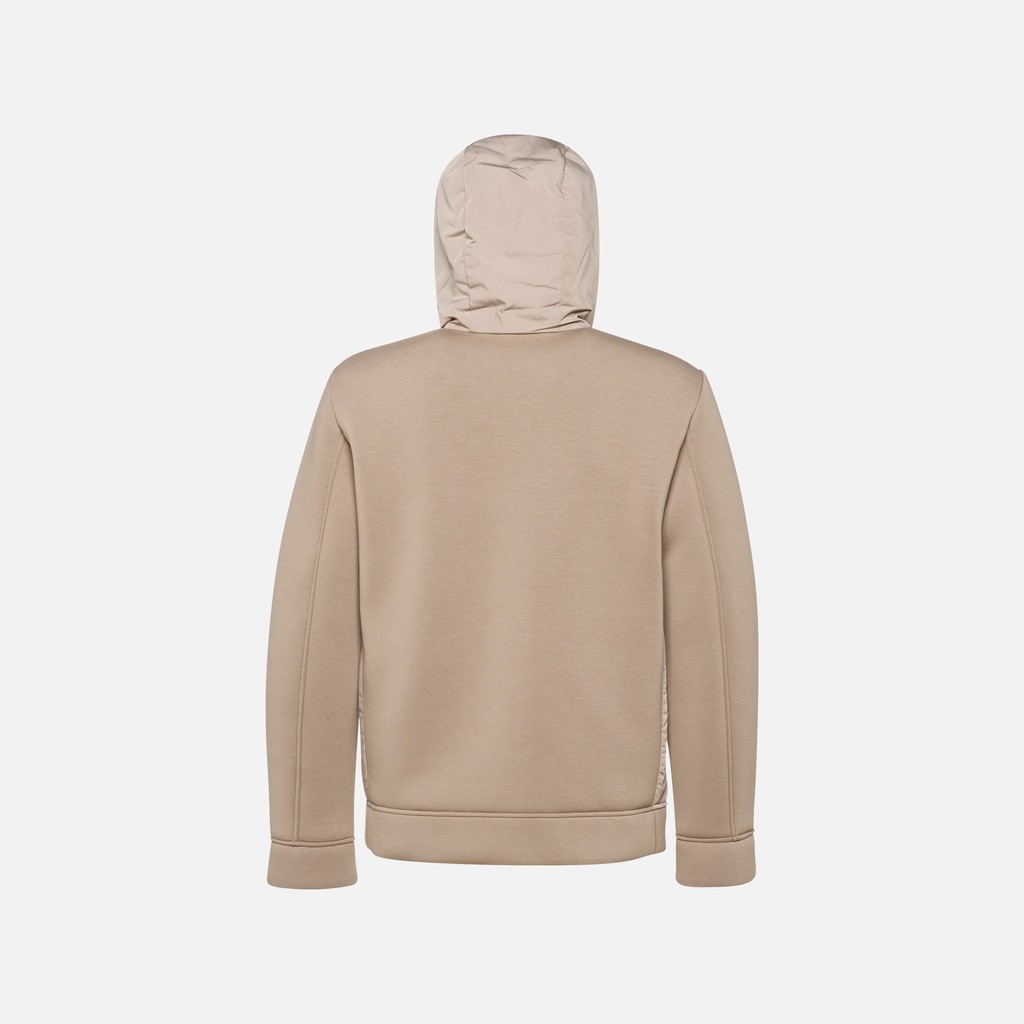 Sweatshirt mit Kapuze SWEATER HERR Hellgrau/Hellgrau - image number 6 | GEOX