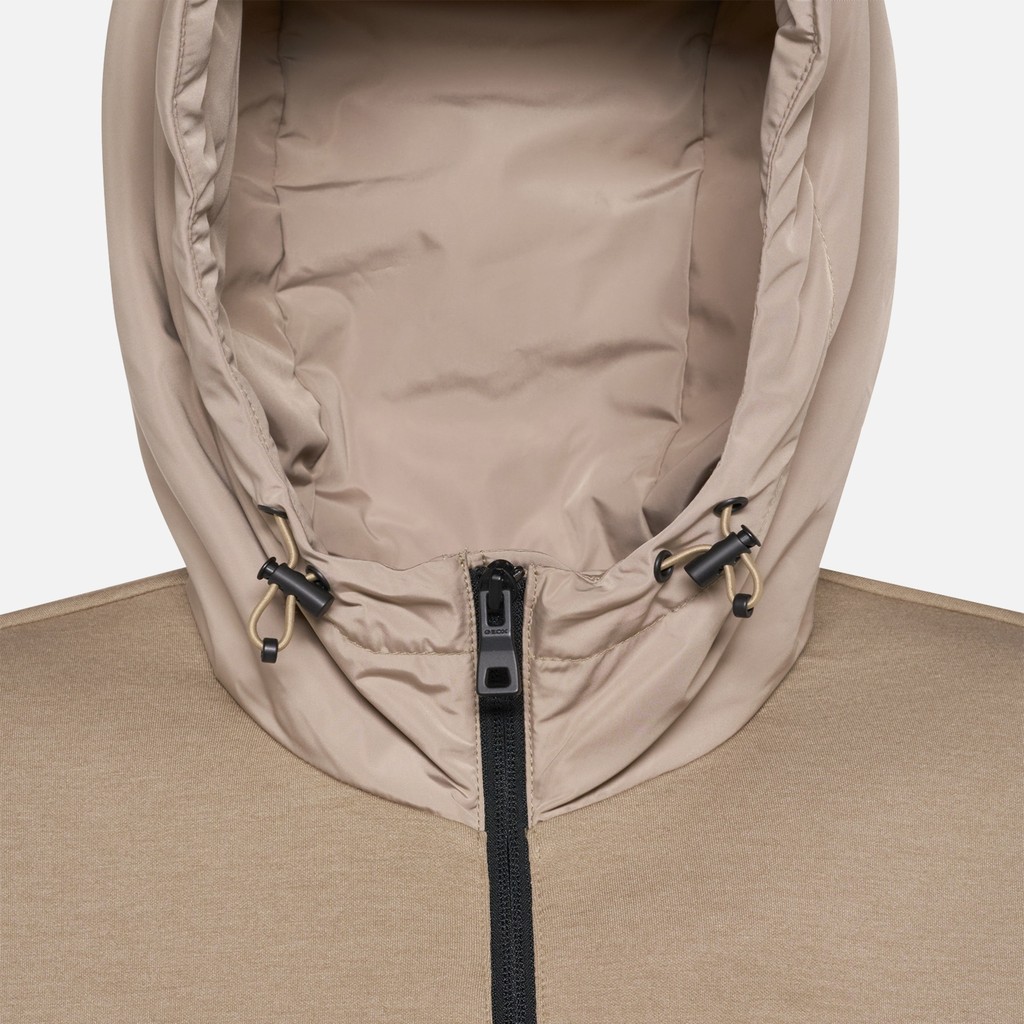 Sweatshirt mit Kapuze SWEATER HERR Hellgrau/Hellgrau - image number 8 | GEOX