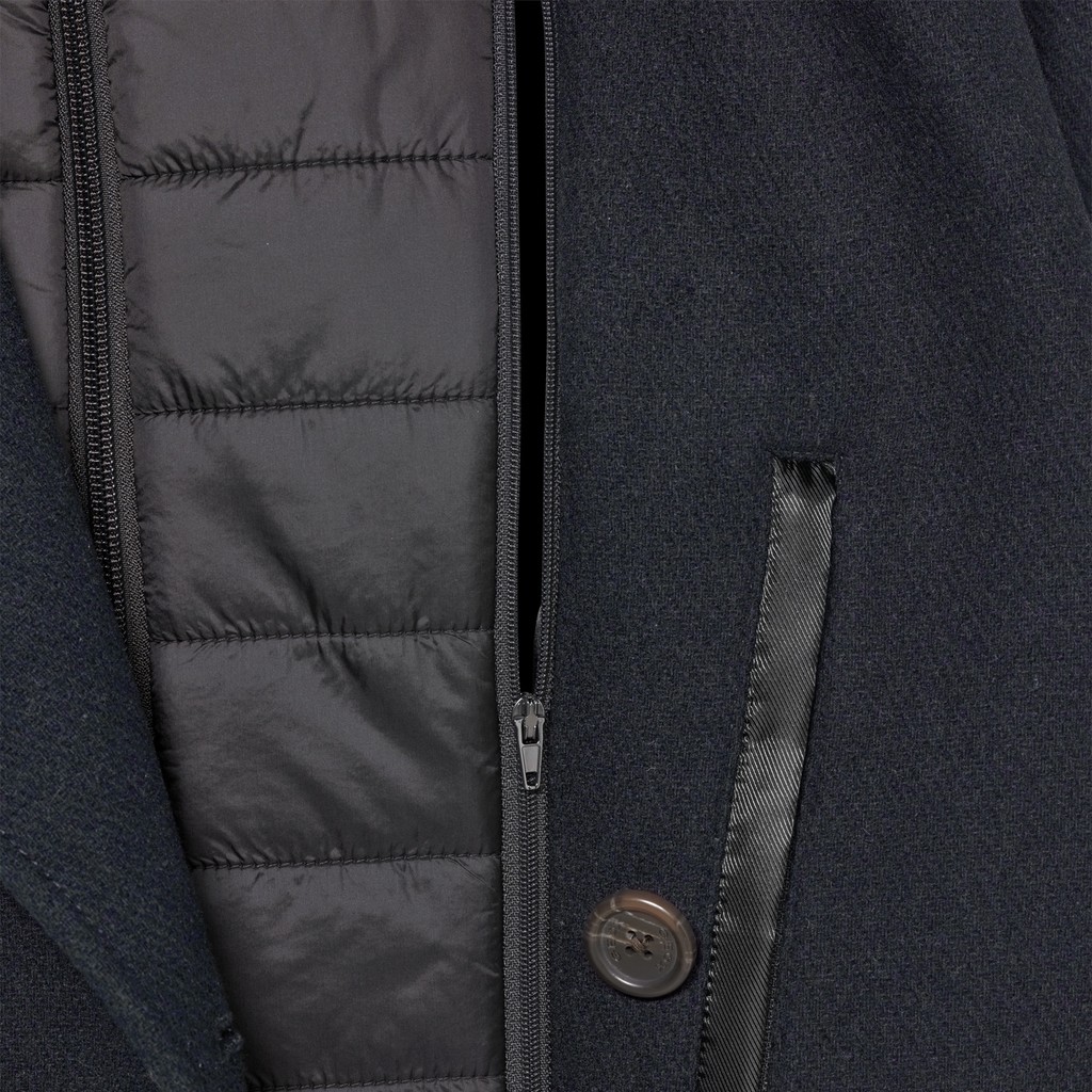 Long woollen coat MONREALE MAN Sky captain - image number 10 | GEOX