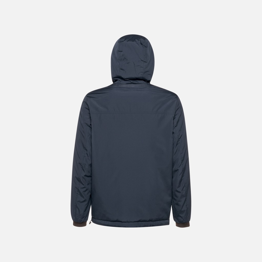 Parka JHARROD MAN Coffee bean/Sky captain - image number 7 | GEOX