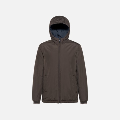 Parka JHARROD MAN Coffee bean/Sky captain - image number 4 | GEOX