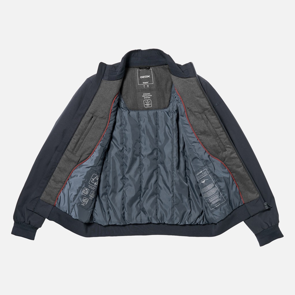 Bomber jacket VINCIT MAN Sky captain - image number 10 | GEOX