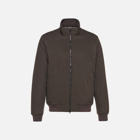 Bomber jacket VINCIT MAN Coffee Bean - image number 5 | GEOX