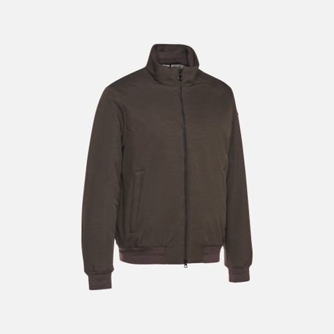 Bomber jacket VINCIT MAN Coffee Bean - image number 6 | GEOX