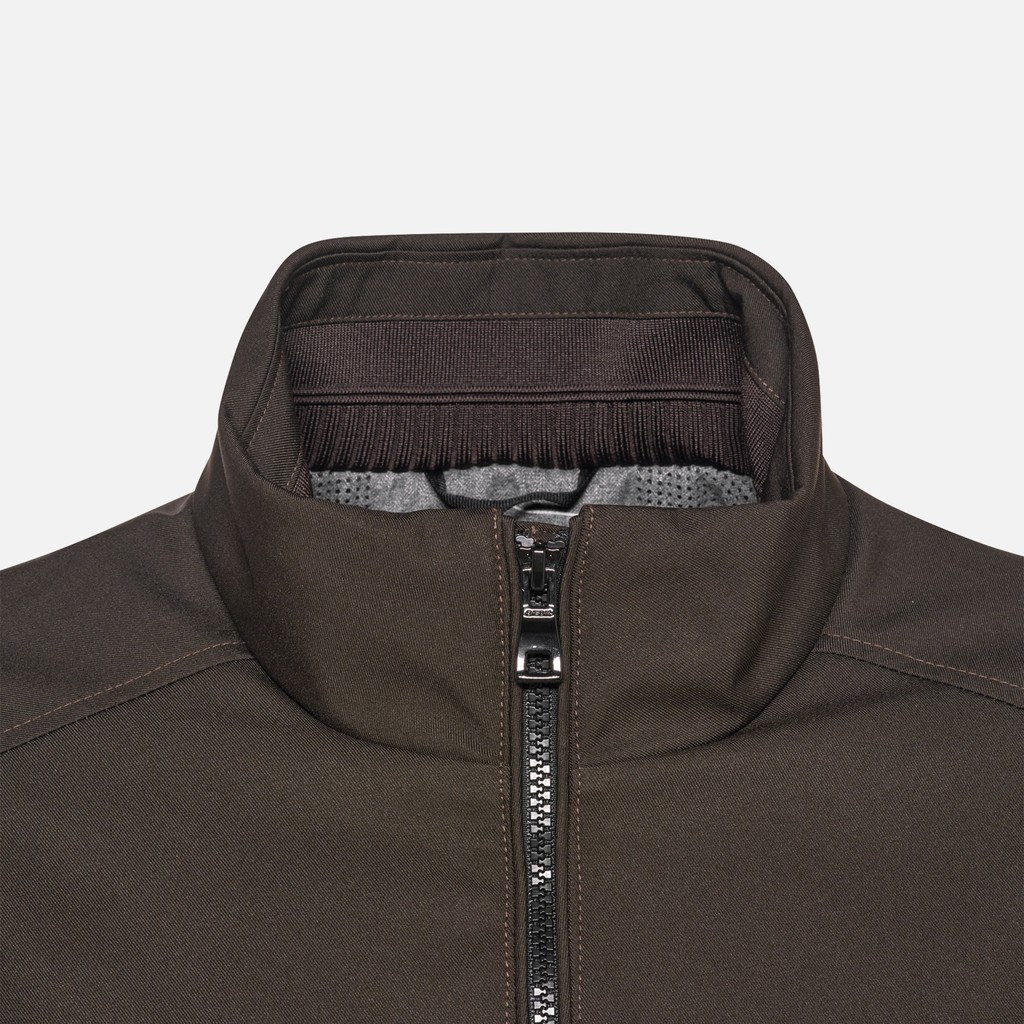Bomber jacket VINCIT MAN Coffee Bean - image number 9 | GEOX