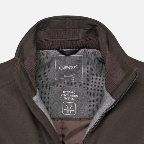 Bomber jacket VINCIT MAN Coffee Bean - image number 4 | GEOX