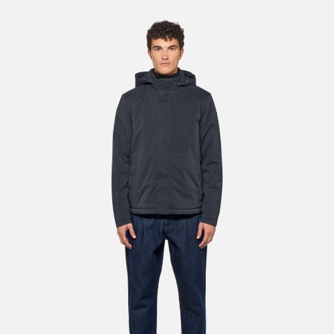 Veste matelass&eacute;e MASSIMIANO HOMME Bleu nuit - image number 1 | GEOX