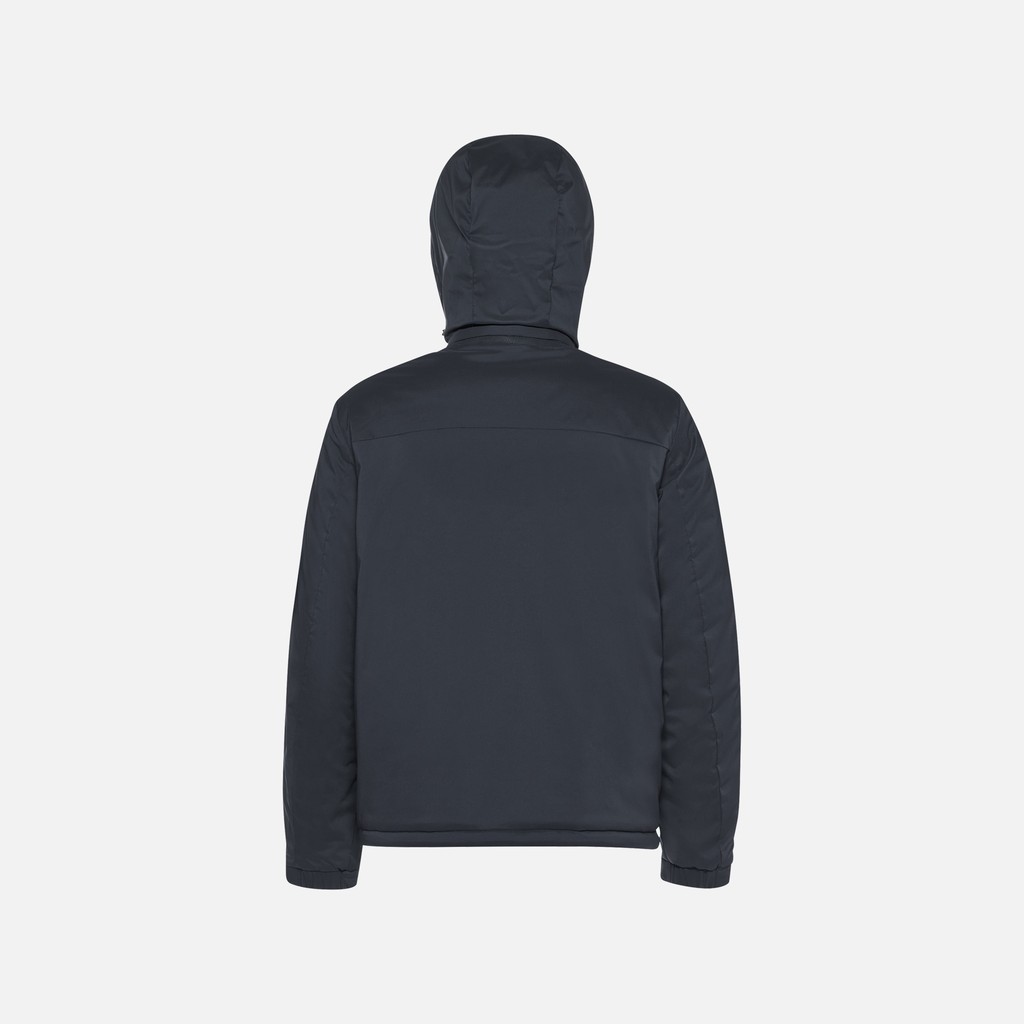 Veste matelass&eacute;e MASSIMIANO HOMME Bleu nuit - image number 7 | GEOX
