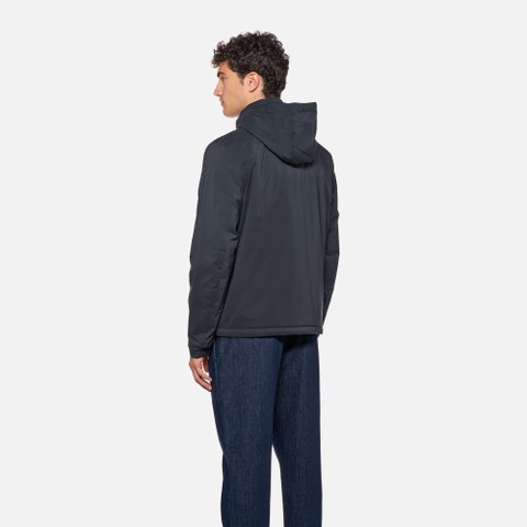 Veste matelass&eacute;e MASSIMIANO HOMME Bleu nuit - image number 2 | GEOX