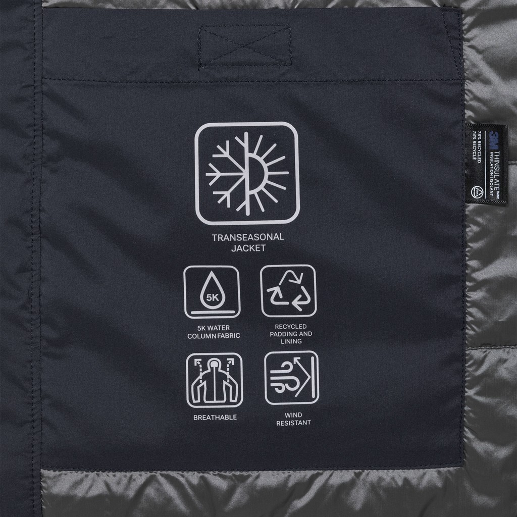 Veste matelass&eacute;e MASSIMIANO HOMME Bleu nuit - image number 9 | GEOX