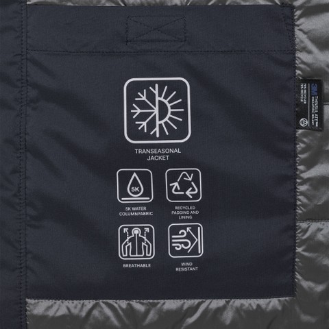 Veste matelass&eacute;e MASSIMIANO HOMME Bleu nuit - image number 9 | GEOX