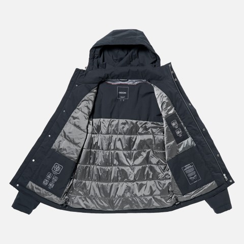 Veste matelass&eacute;e MASSIMIANO HOMME Bleu nuit - image number 11 | GEOX