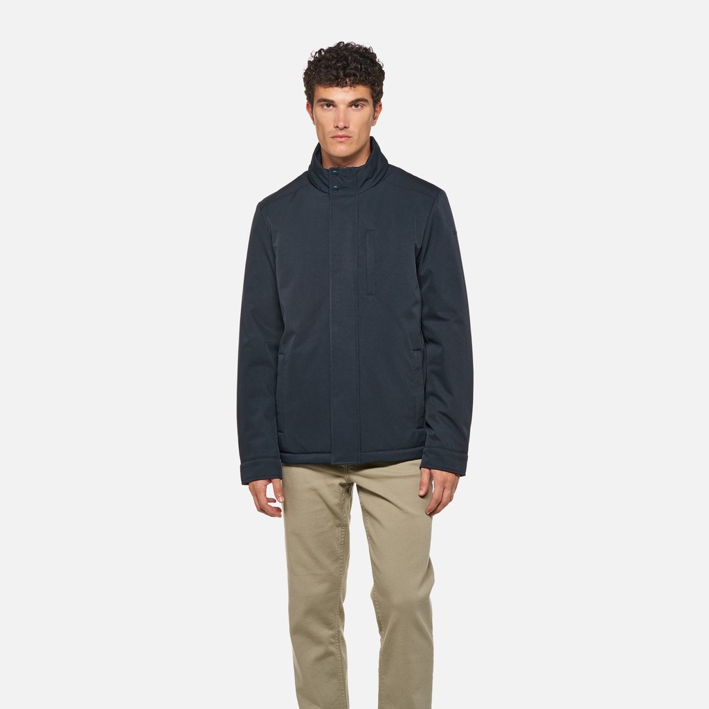 Wind-breaker jacket VINCIT MAN Sky captain - image number 1 | GEOX