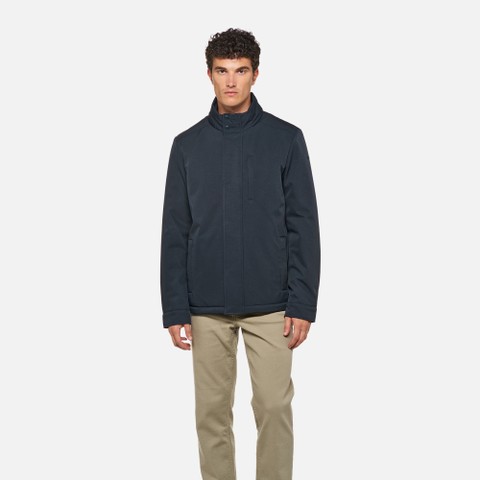 Wind-breaker jacket VINCIT MAN Sky captain - image number 1 | GEOX