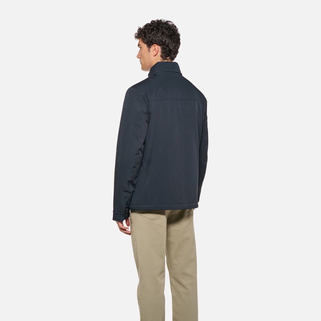 Wind-breaker jacket VINCIT MAN Sky captain - image number 2 | GEOX