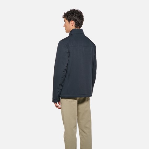 Wind-breaker jacket VINCIT MAN Sky captain - image number 2 | GEOX
