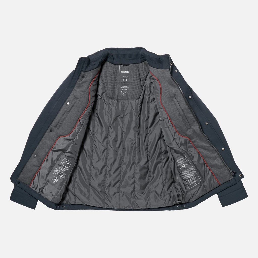 Wind-breaker jacket VINCIT MAN Sky captain - image number 10 | GEOX