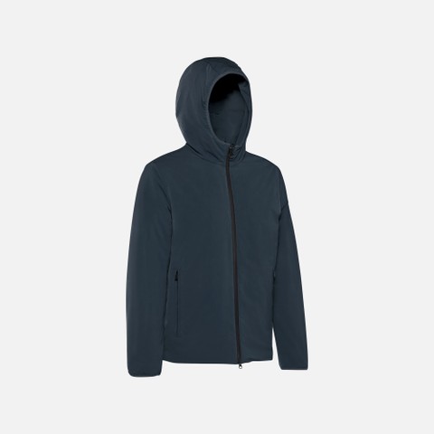 Chaqueta cortavientos SPHERICA HOMBRE Azul medianoche - image number 2 | GEOX