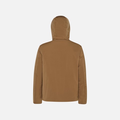 Weatherproof jacket SPHERICA MAN Hazelnut Brown - image number 6 | GEOX