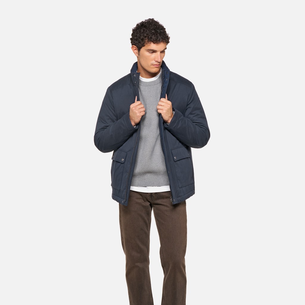 Breathable jacket JACOPO MAN Sky captain - image number 0 | GEOX