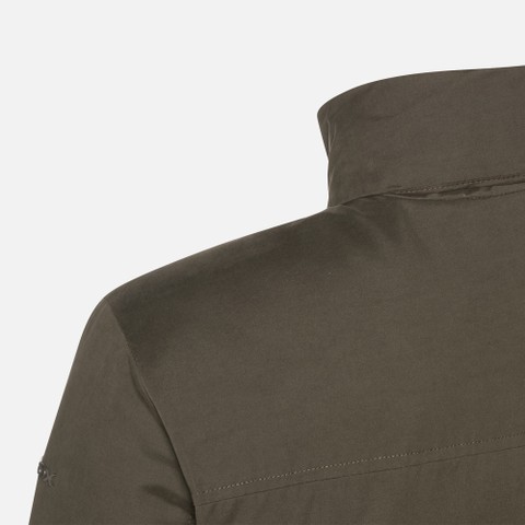 Breathable jacket JACOPO MAN Dark Olive Night - image number 9 | GEOX