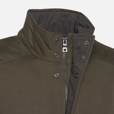 Breathable jacket JACOPO MAN Dark Olive Night - image number 10 | GEOX