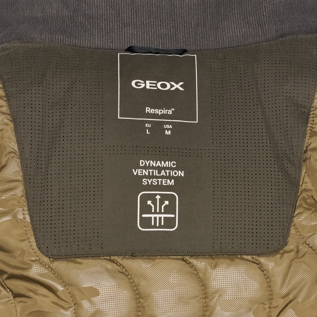 Breathable jacket JACOPO MAN Dark Olive Night - image number 11 | GEOX