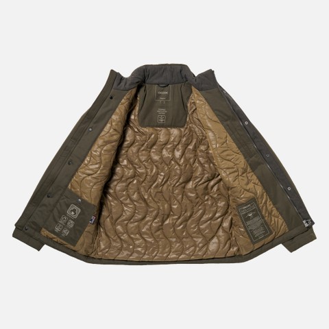 Breathable jacket JACOPO MAN Dark Olive Night - image number 12 | GEOX