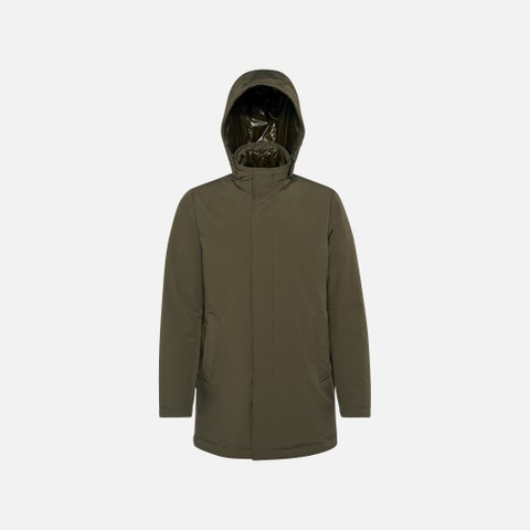 Weatherproof jacket ZACKERTY MAN Dark Olive Night - image number 5 | GEOX