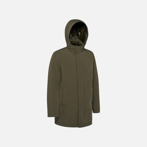 Weatherproof jacket ZACKERTY MAN Dark Olive Night - image number 6 | GEOX