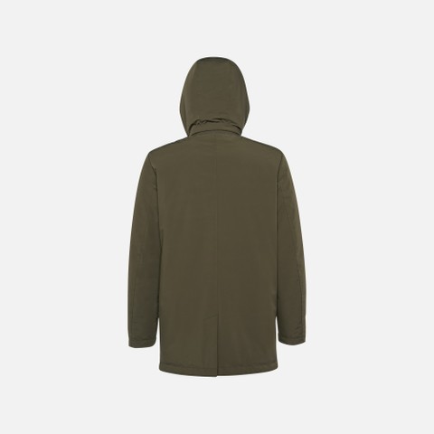 Weatherproof jacket ZACKERTY MAN Dark Olive Night - image number 7 | GEOX