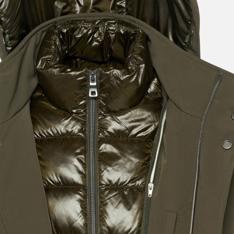Weatherproof jacket ZACKERTY MAN Dark Olive Night - image number 9 | GEOX