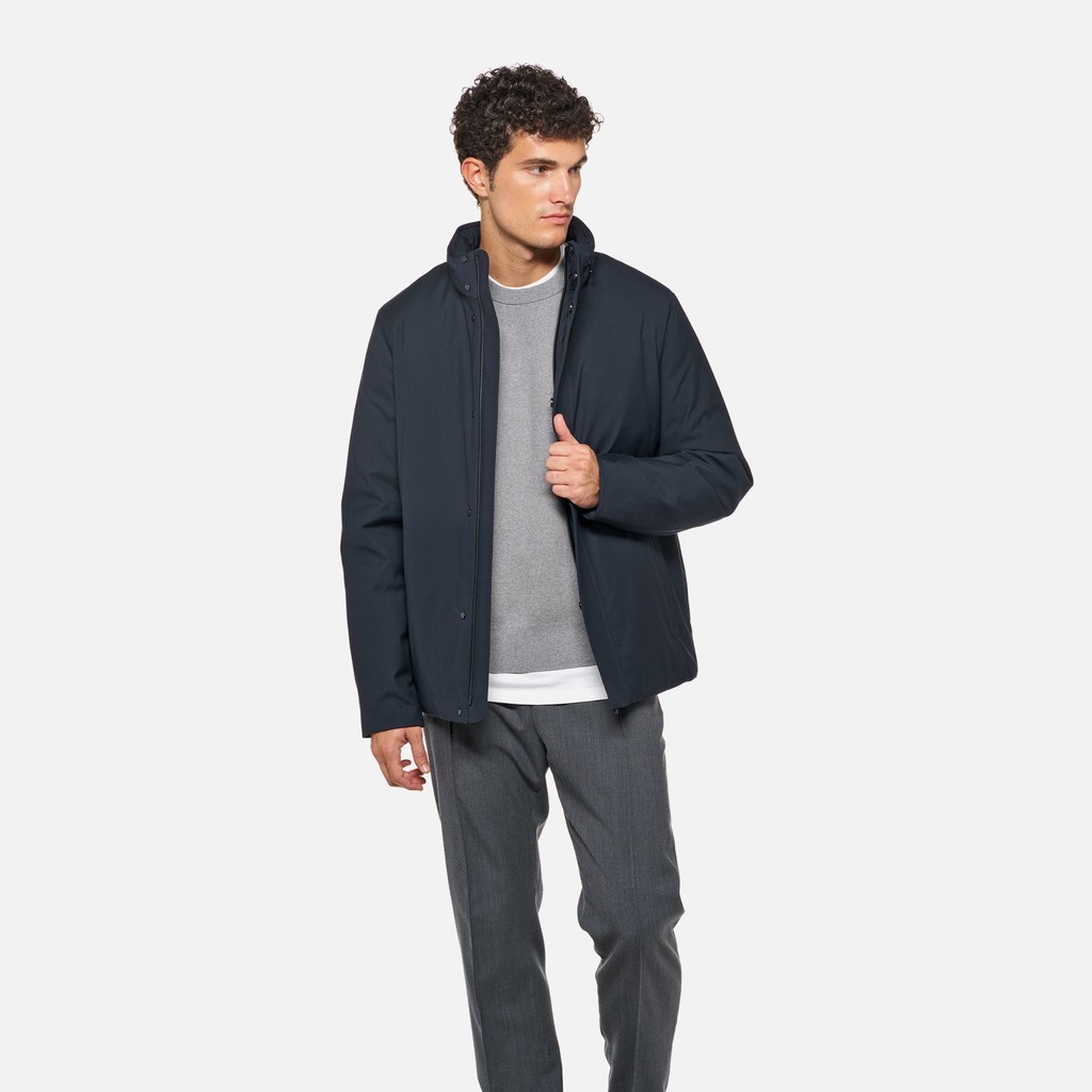 Steppjacke RECANATI HERR Nachtblau - image number 0 | GEOX