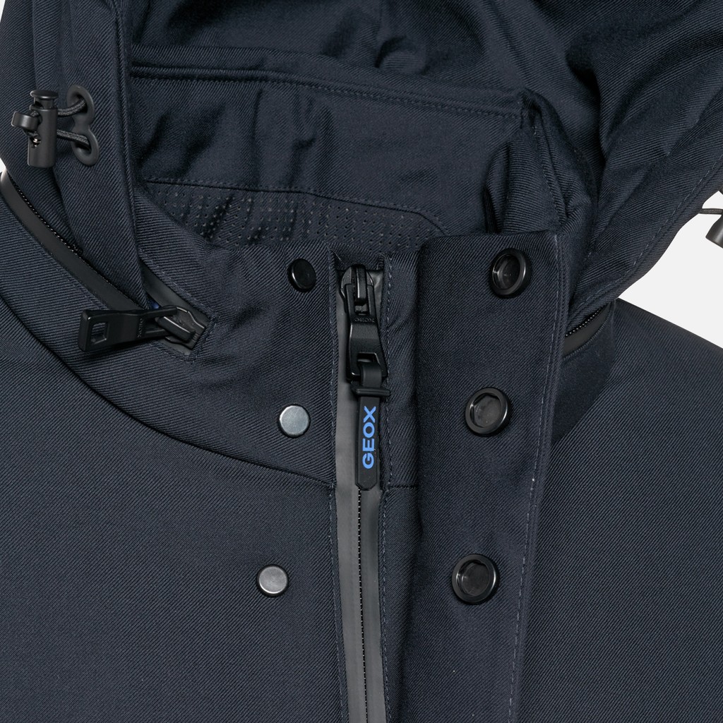 Steppjacke RECANATI HERR Nachtblau - image number 9 | GEOX
