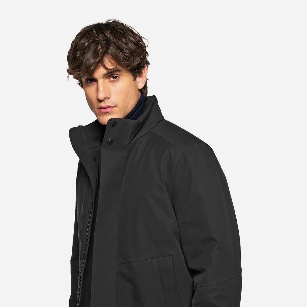 Weatherproof jacket SEDRAL MAN Black - image number 3 | GEOX