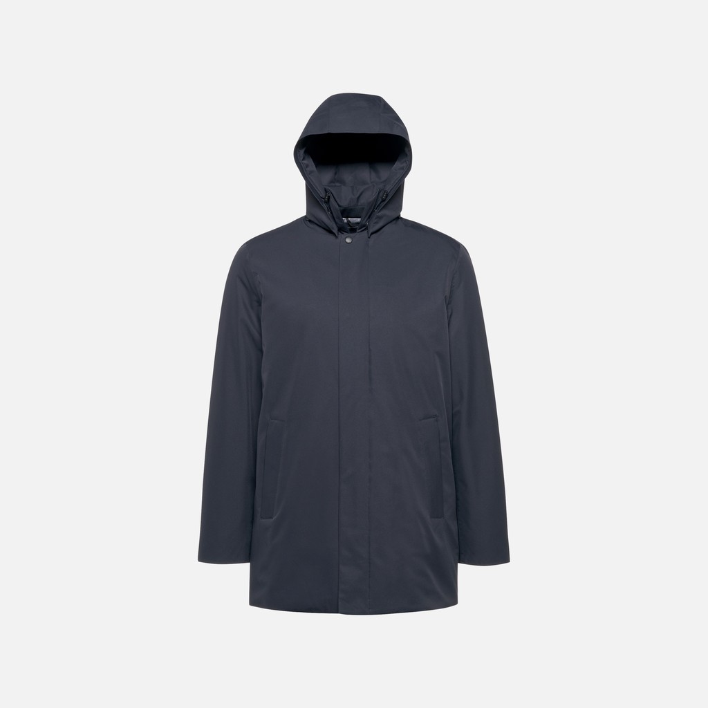 Trench imperm&eacute;able DORAY ABX HOMME Bleu nuit - image number 5 | GEOX