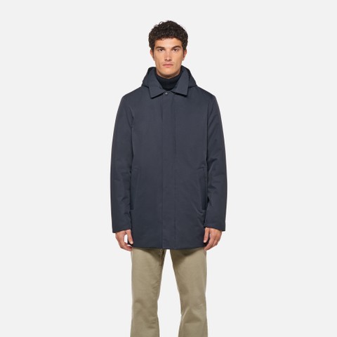 Trench imperm&eacute;able DORAY ABX HOMME Bleu nuit - image number 1 | GEOX