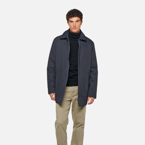 Trench imperm&eacute;able DORAY ABX HOMME Bleu nuit | GEOX