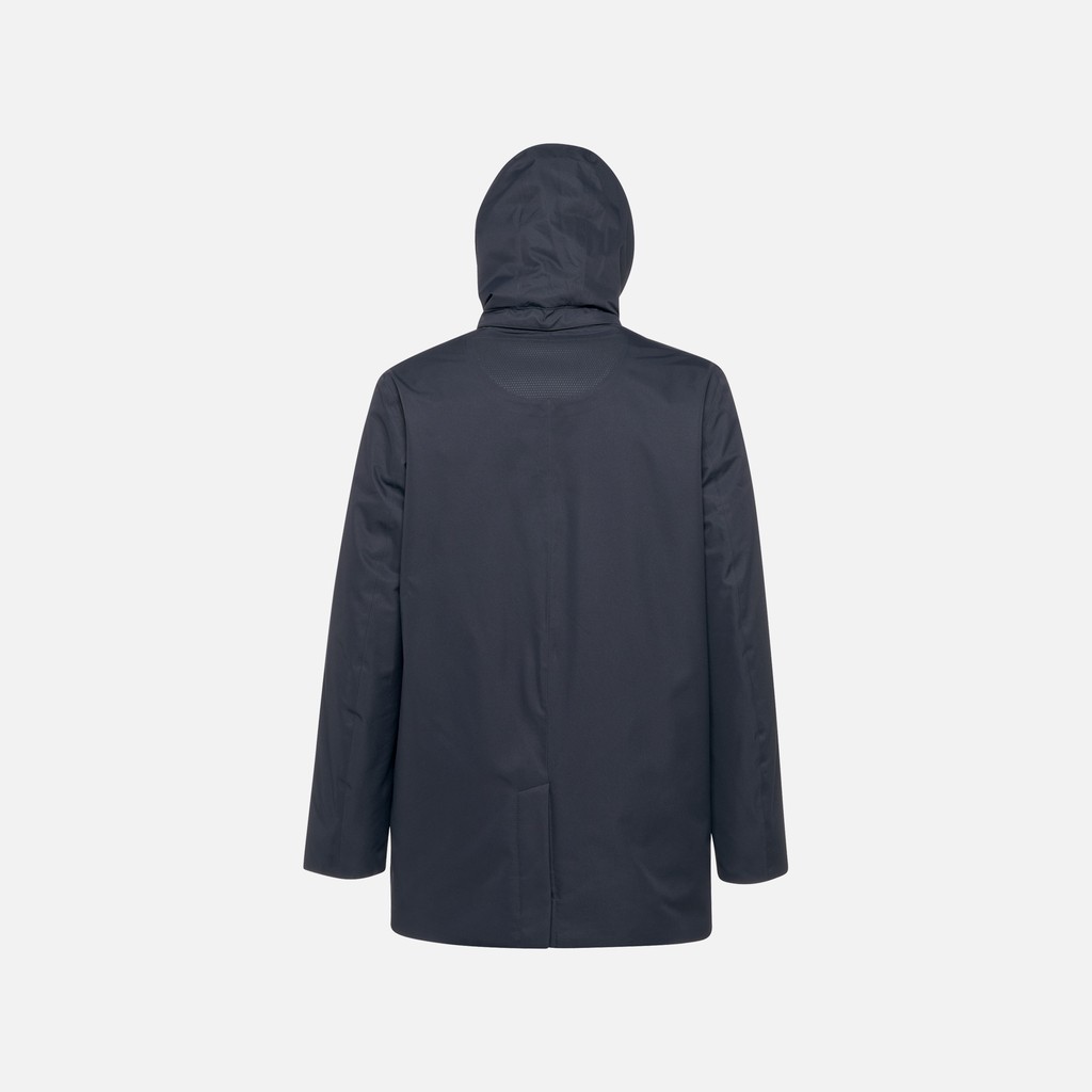 Trench imperm&eacute;able DORAY ABX HOMME Bleu nuit - image number 7 | GEOX