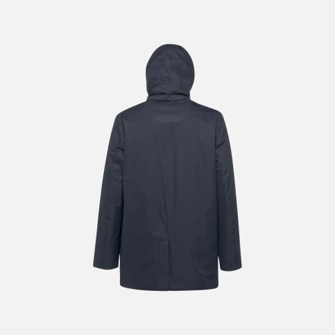 Trench imperm&eacute;able DORAY ABX HOMME Bleu nuit - image number 7 | GEOX
