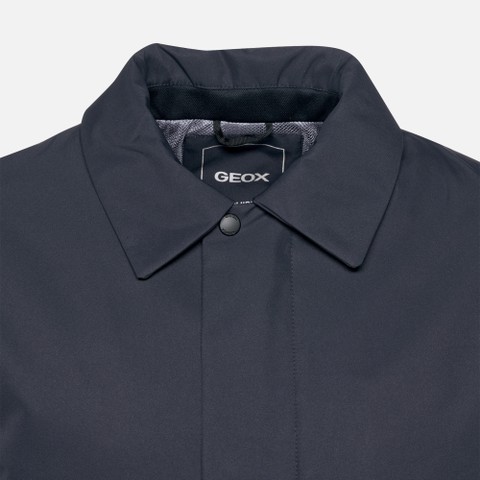 Trench imperm&eacute;able DORAY ABX HOMME Bleu nuit - image number 9 | GEOX