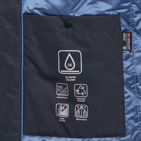 Trench imperm&eacute;able DORAY ABX HOMME Bleu nuit - image number 11 | GEOX
