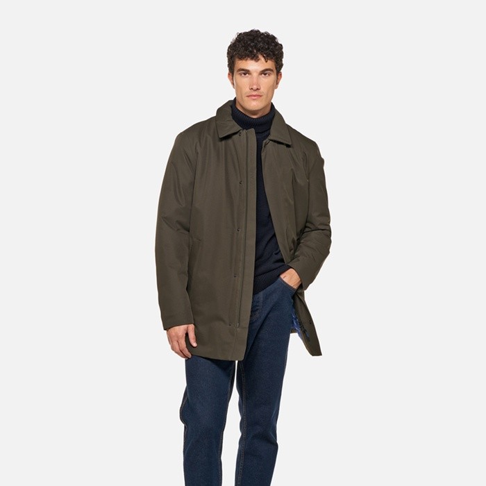 Trench impermeable DORAY ABX HOMBRE Verde oscuro | GEOX