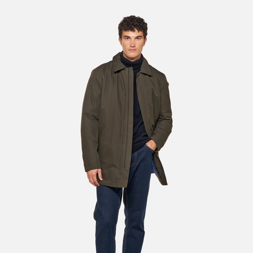 Trench impermeable DORAY ABX HOMBRE Verde oscuro - image number 0 | GEOX