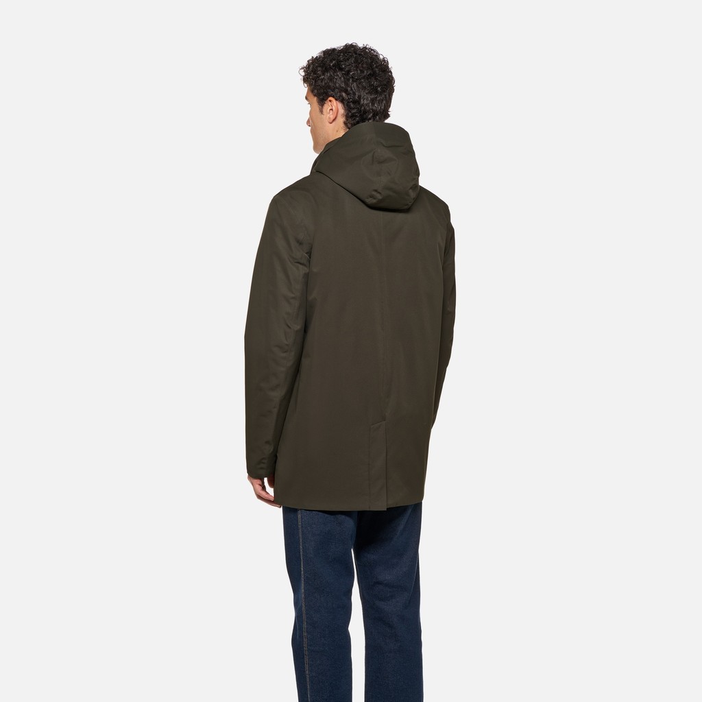 Trench impermeable DORAY ABX HOMBRE Verde oscuro - image number 2 | GEOX