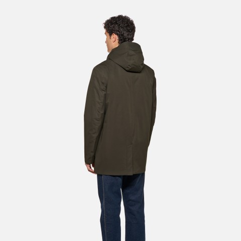 Trench impermeable DORAY ABX HOMBRE Verde oscuro - image number 2 | GEOX