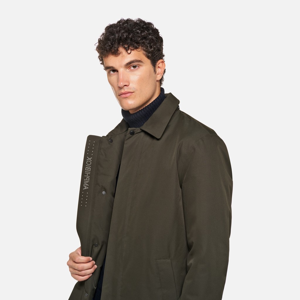 Trench impermeable DORAY ABX HOMBRE Verde oscuro - image number 3 | GEOX
