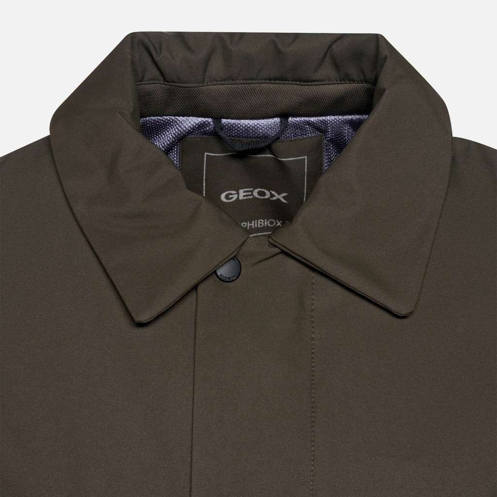 Trench impermeable DORAY ABX HOMBRE Verde oscuro - image number 9 | GEOX