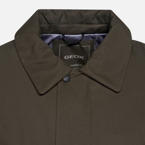Trench impermeable DORAY ABX HOMBRE Verde oscuro - image number 9 | GEOX